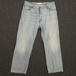 Levis 559 Jeans Mens Actual 34X29 Relaxed Straight Stonewash Washout Grunge Punk